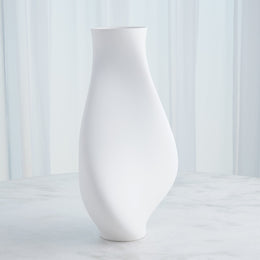 Serenity Vase, Matte White