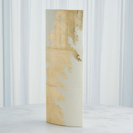 Splashy Gold Leaf Vase : Splashy Gold Leaf Vase (Large)