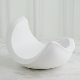 Curl Bowl : Curl Bowl (Large / Matte White)