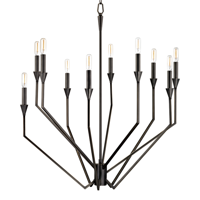 Archie Chandelier 35" - Old Bronze