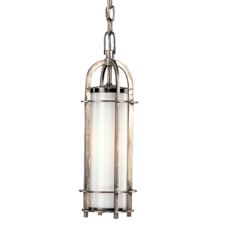 Portland Pendant 19" - Historic Nickel