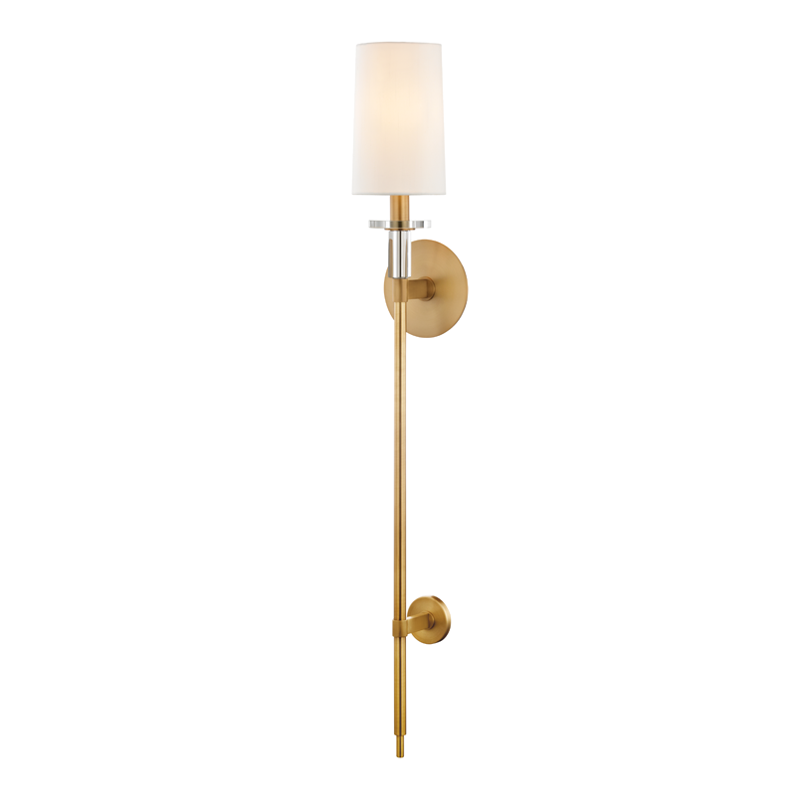 Amherst Wall Sconce 36" - Aged Brass