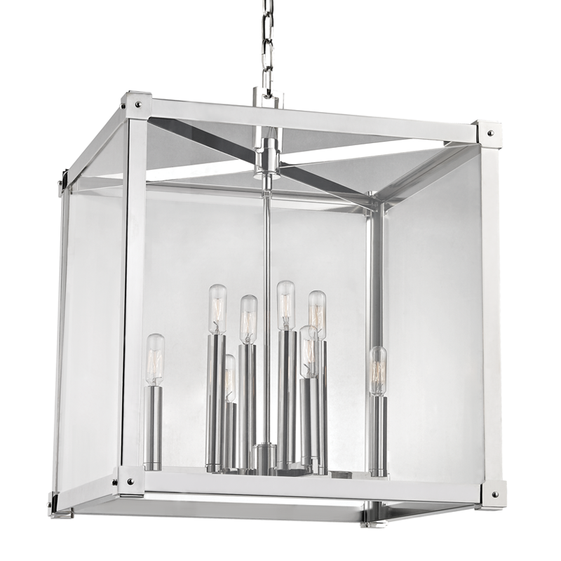 Forsyth Pendant 24" - Polished Nickel