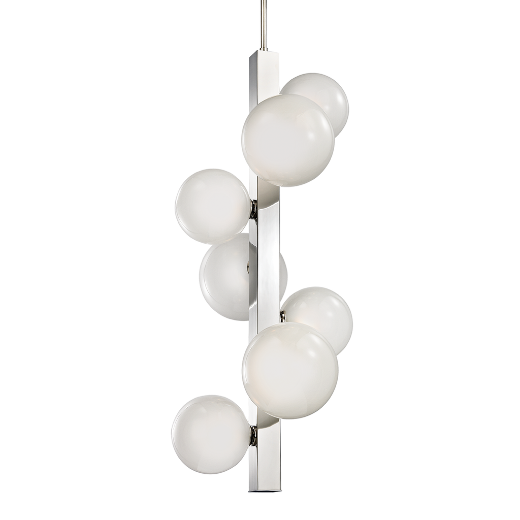 Hinsdale Pendant 44" - Polished Nickel