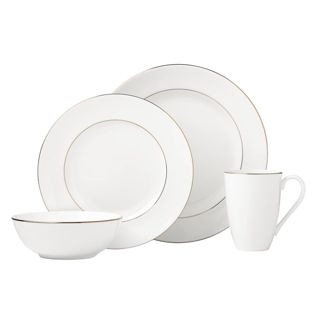 Continental Dining Gold 4 Piece Place Setting