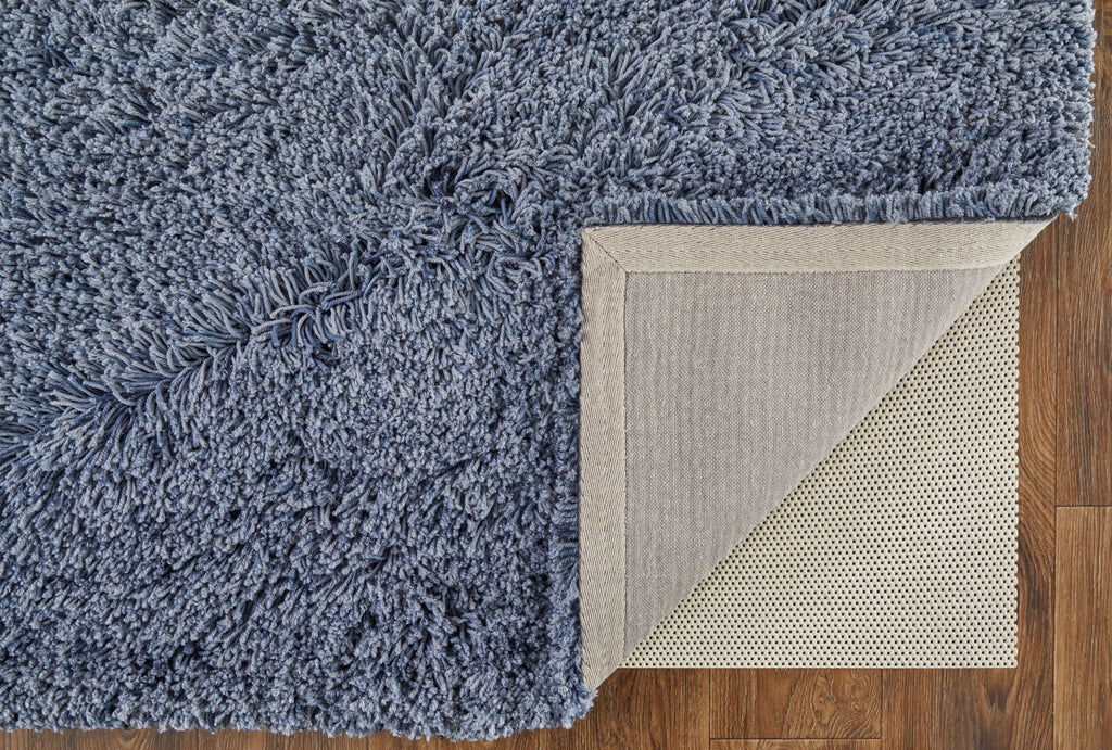 Stoneleigh Modern Solid Blue Area Rug (10' x 14')