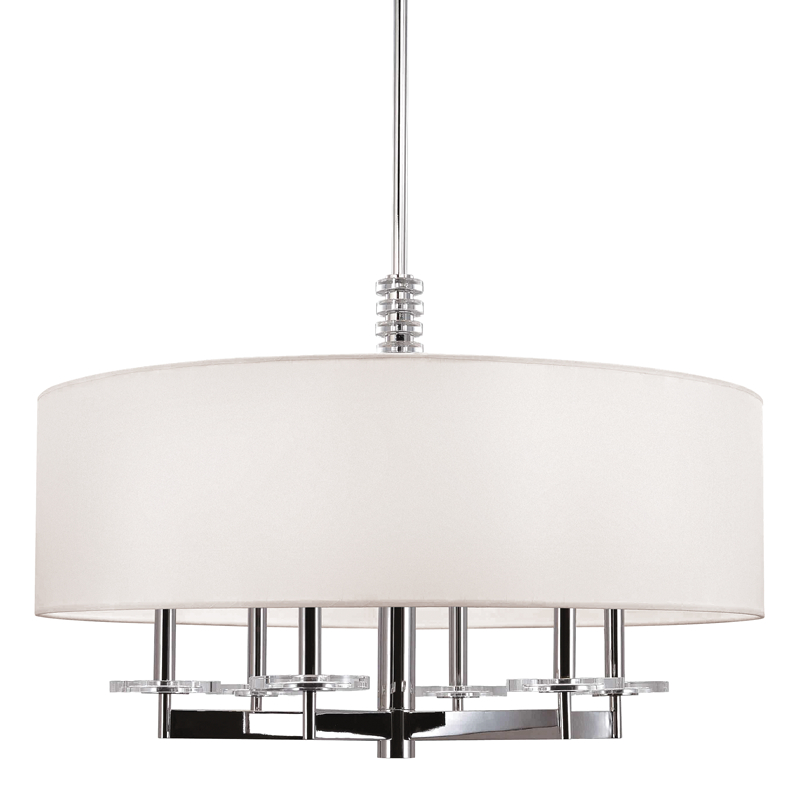 Chelsea Chandelier 21" - Polished Nickel