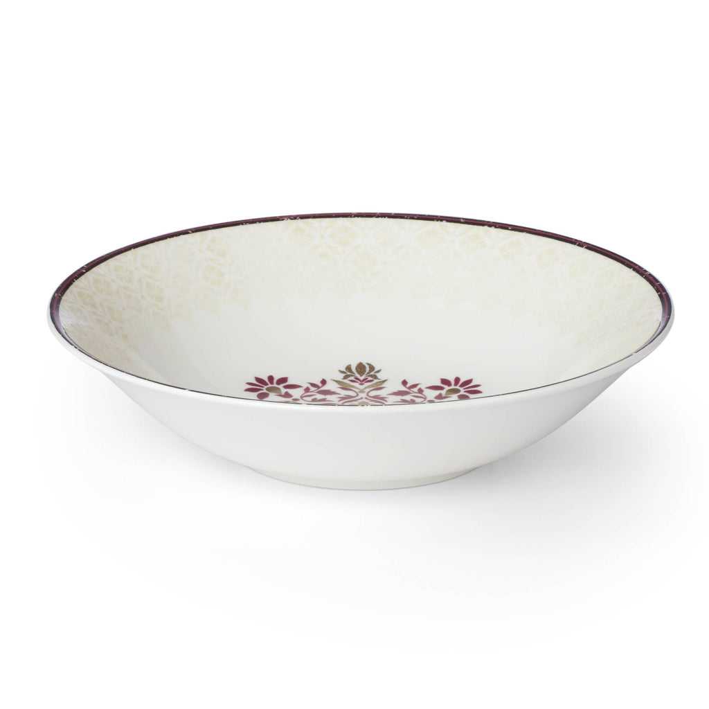 Global Tapestry Garnet Mandala Pasta Bowl