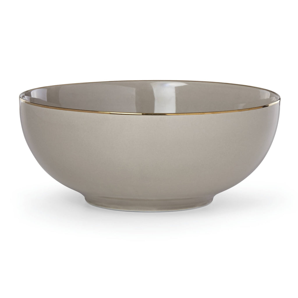Trianna Taupe Serving Bowl