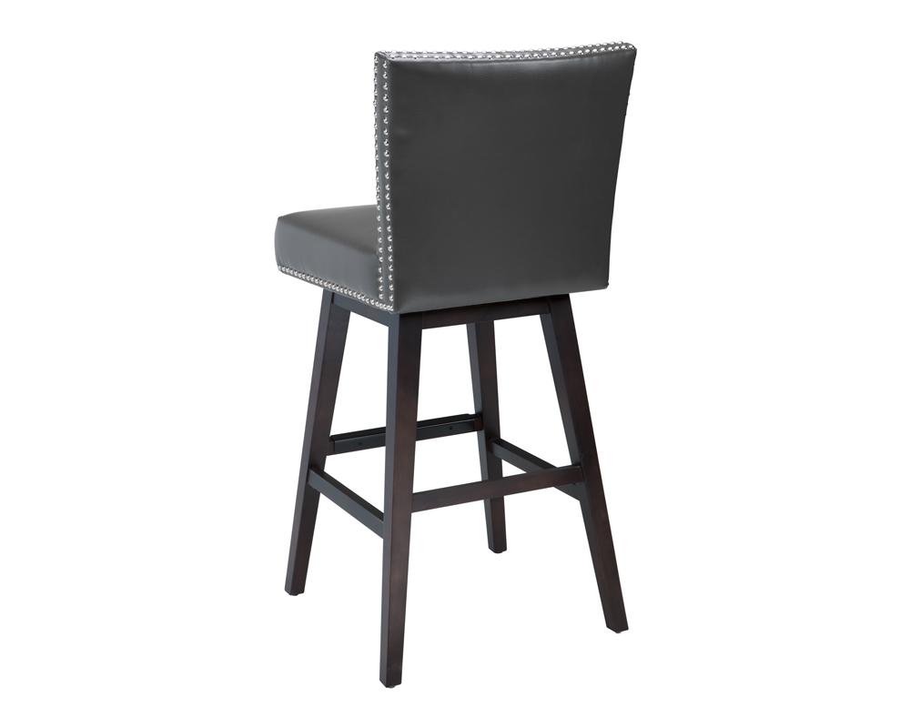 Vintage Swivel Barstool - Grey