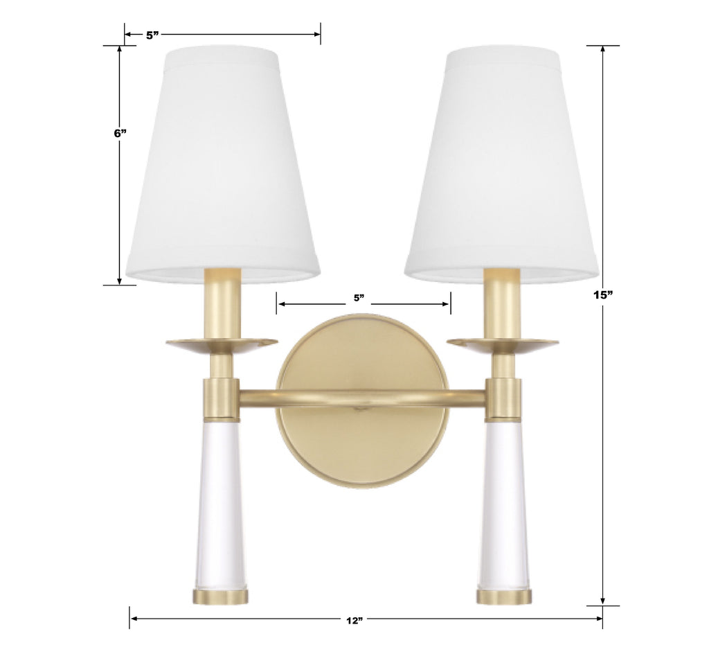 Baxter 2 Light Sconce