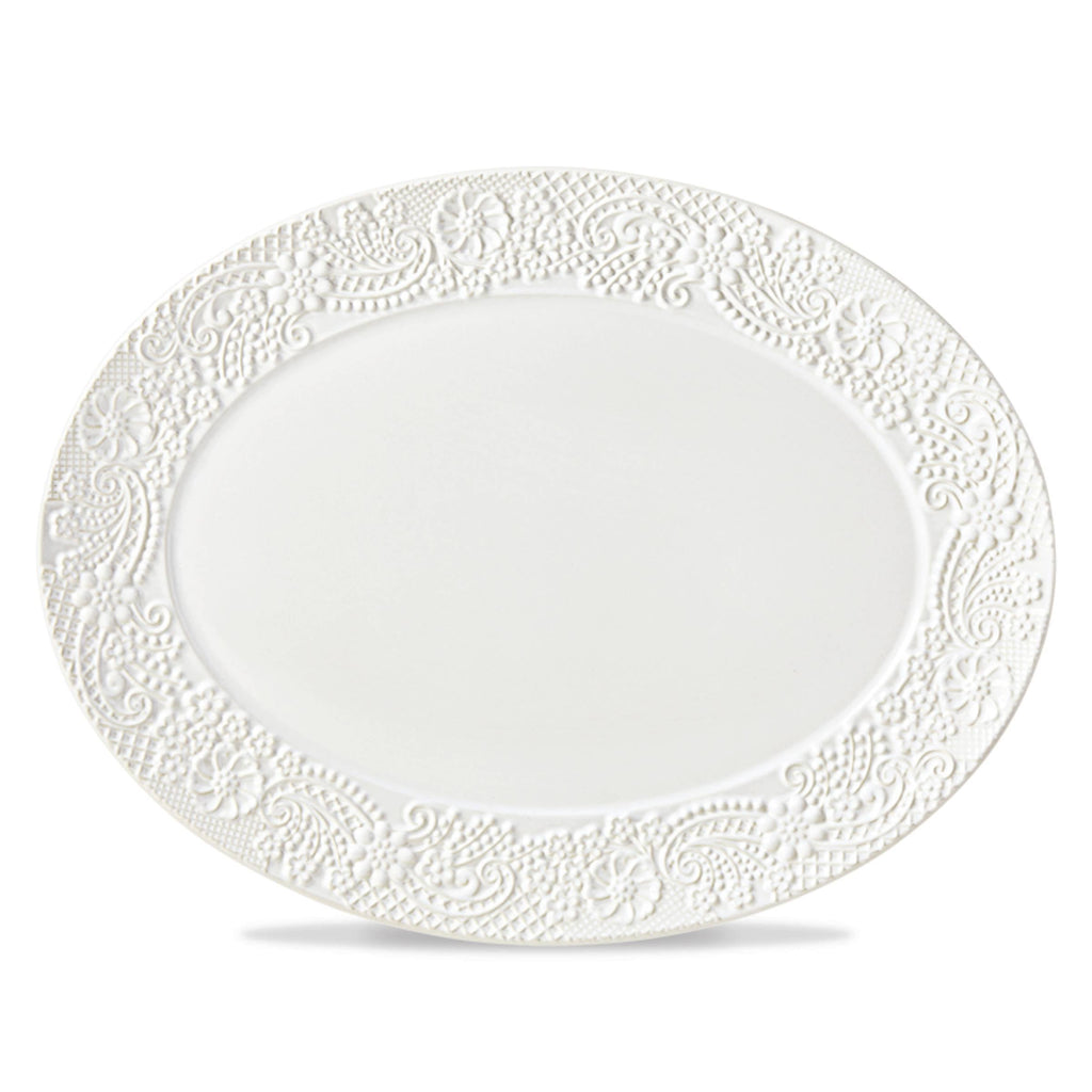 Chelse Muse White Serving Platter 16.5"