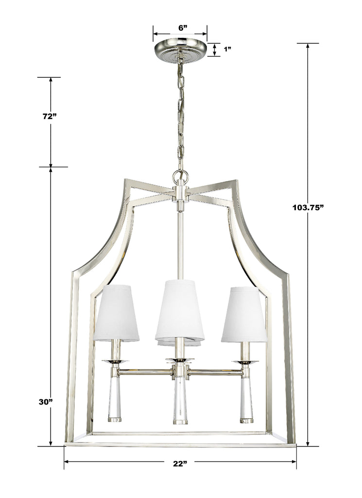 Baxter 8 Light Chandelier