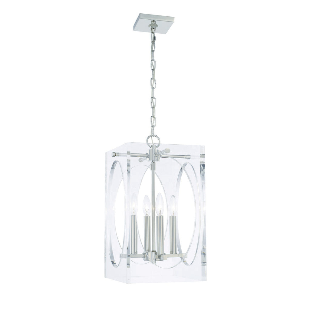 Drake 4 Light Lantern Chandelier