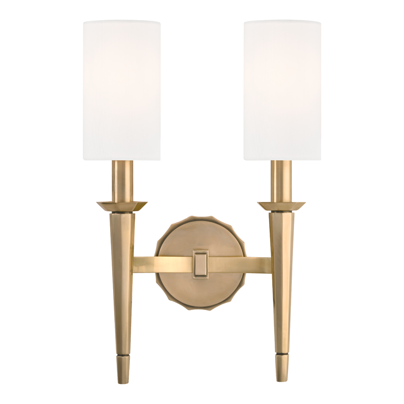 Tioga Wall Sconce 11" - Aged Brass