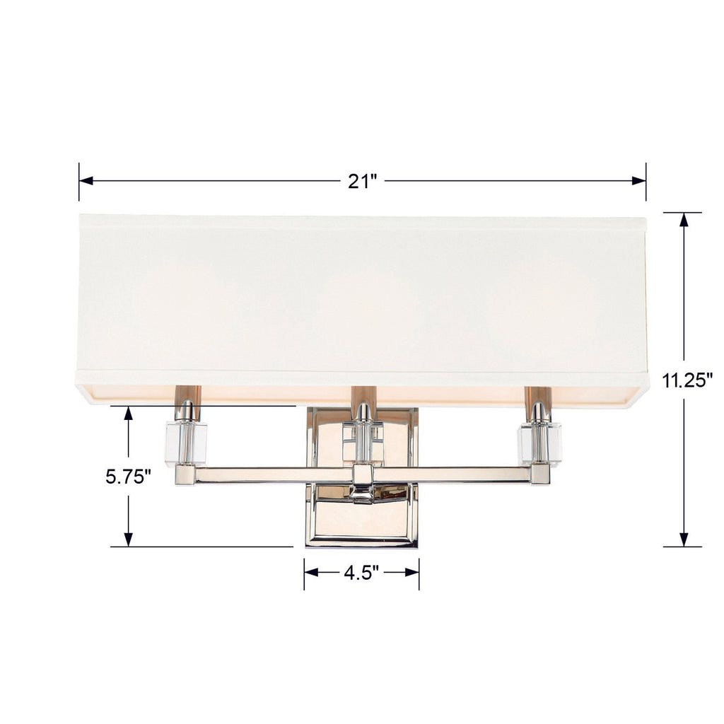 Dixon 3 Light Bathroom Vanity