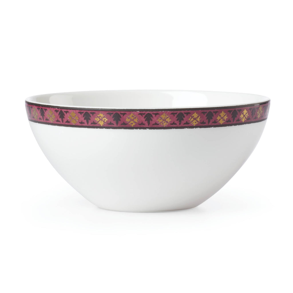 Global Tapestry Garnet Mandala Dip Bowl