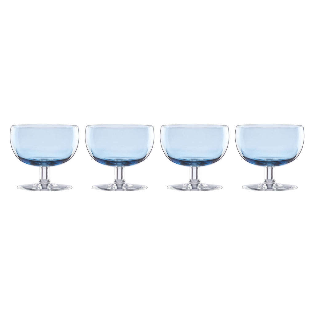 Valencia Blue Cocktail Glass Set of 4