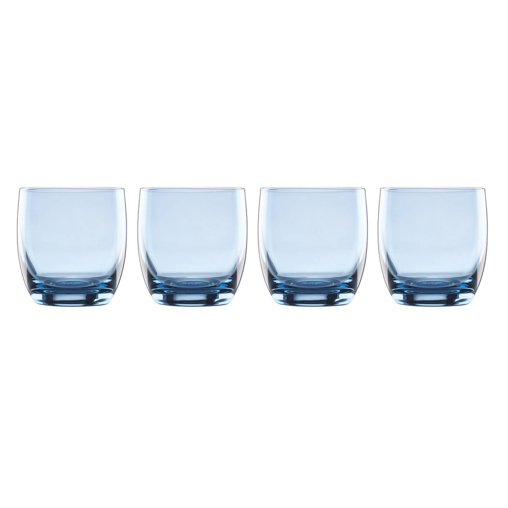 Valencia Blue Double Old Fashioned Set of 4