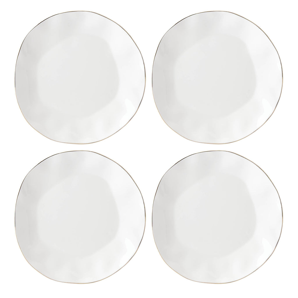 Blue Bay Dinner Plate White Set of 4