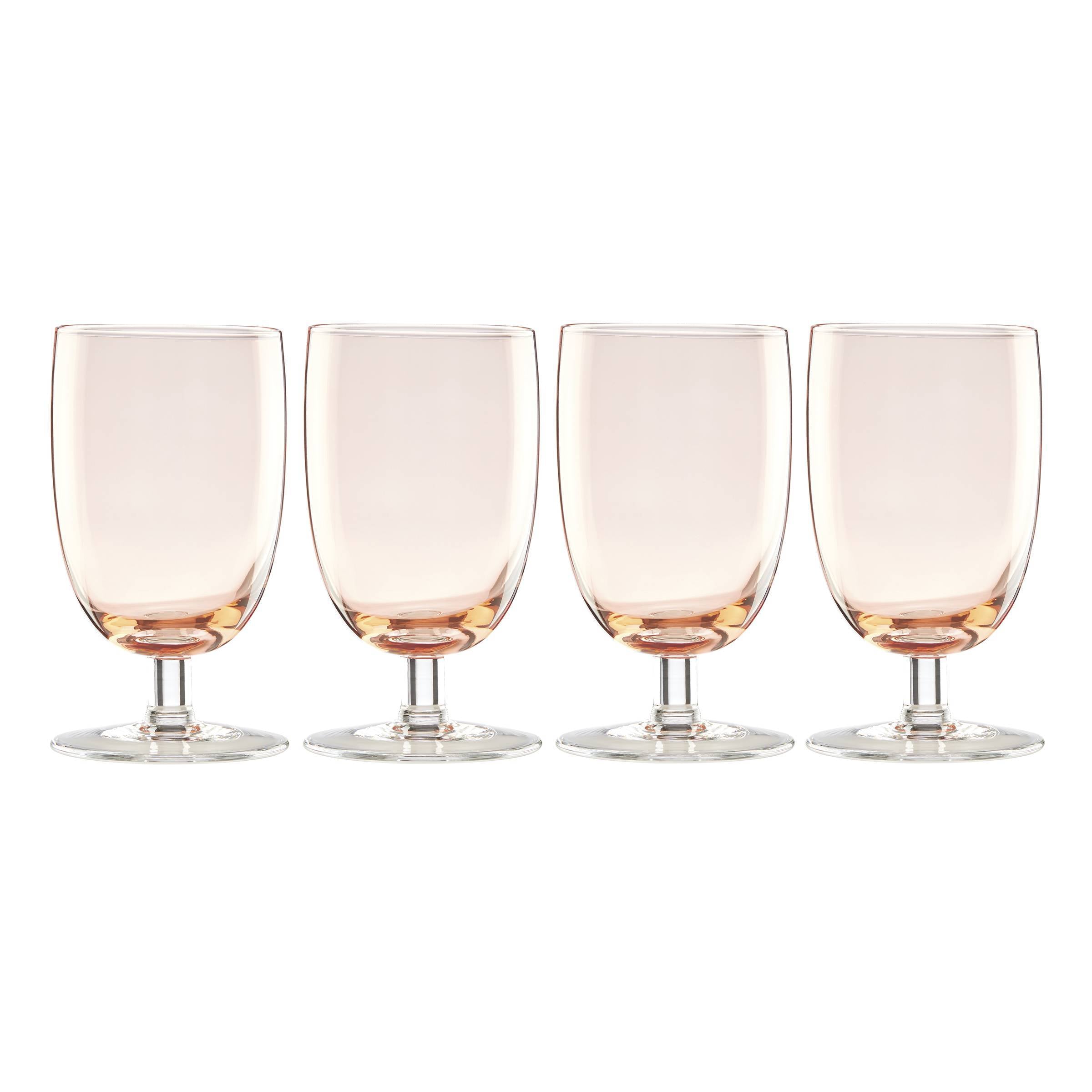 Phoebe Rose Stemless Wine Glasses