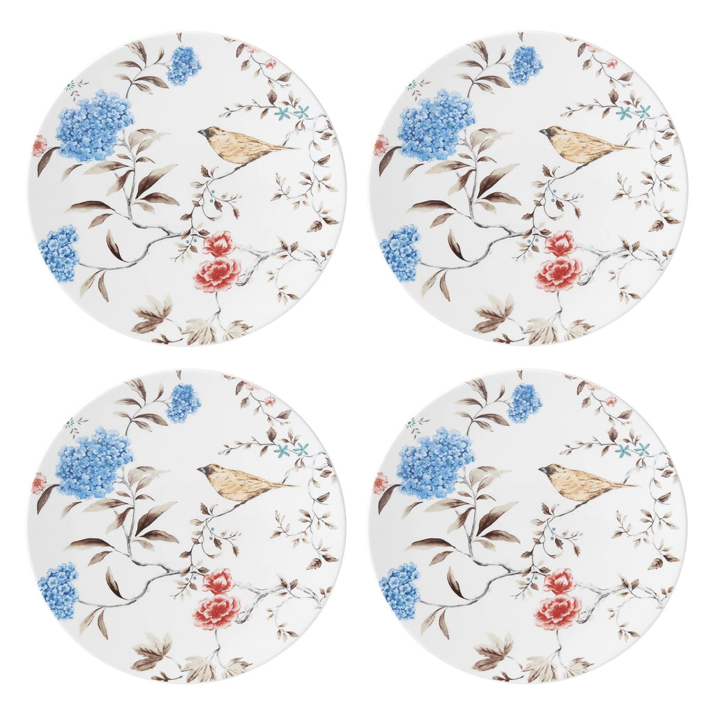 Sprig & Vine Accent Plate White Set of 4