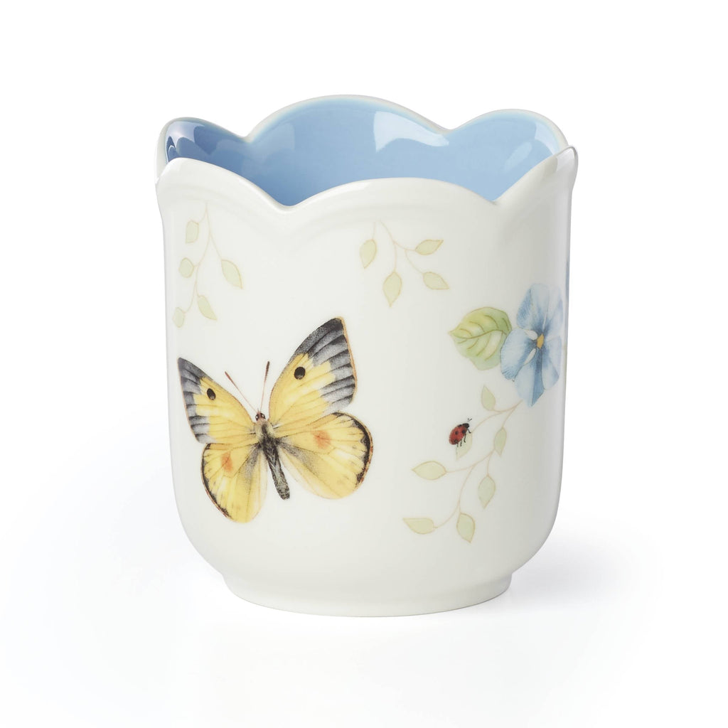 Butterfly Meadow Filled Candle Blue