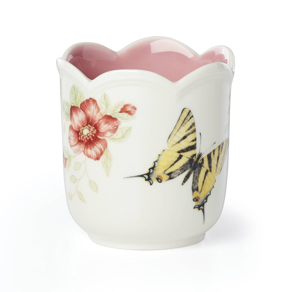 Butterfly Meadow Filled Candle Pink