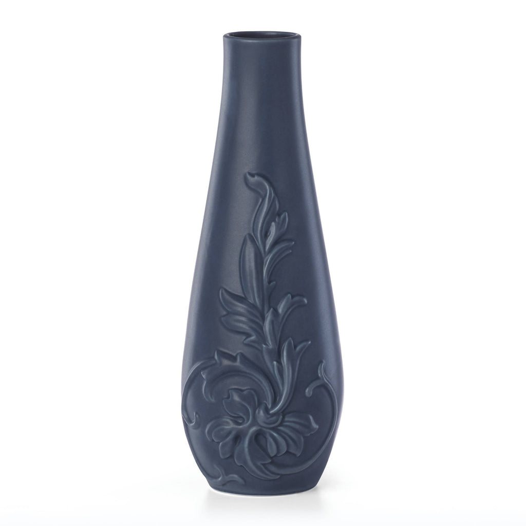 Sprig & Vine Carved Bud Vase
