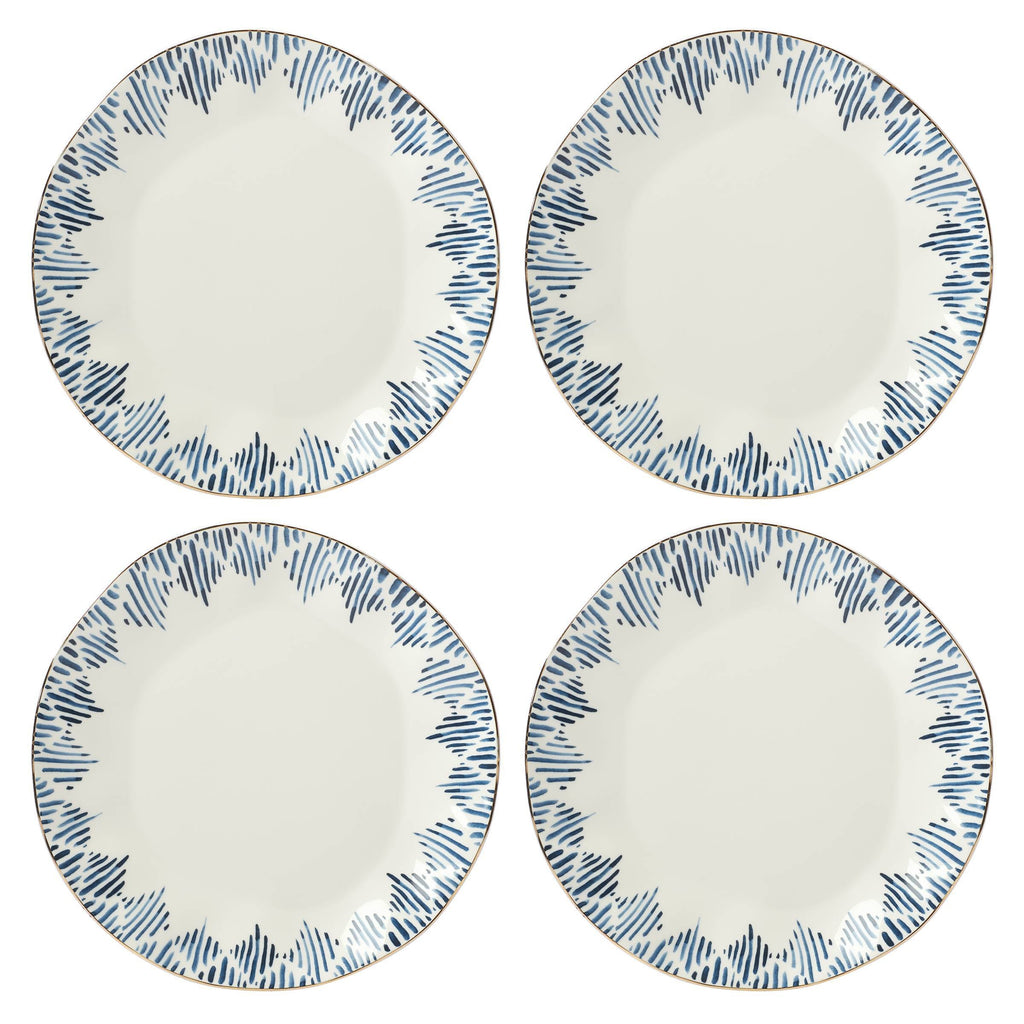 Blue Bay Dinner Plate Ikat Set of 4