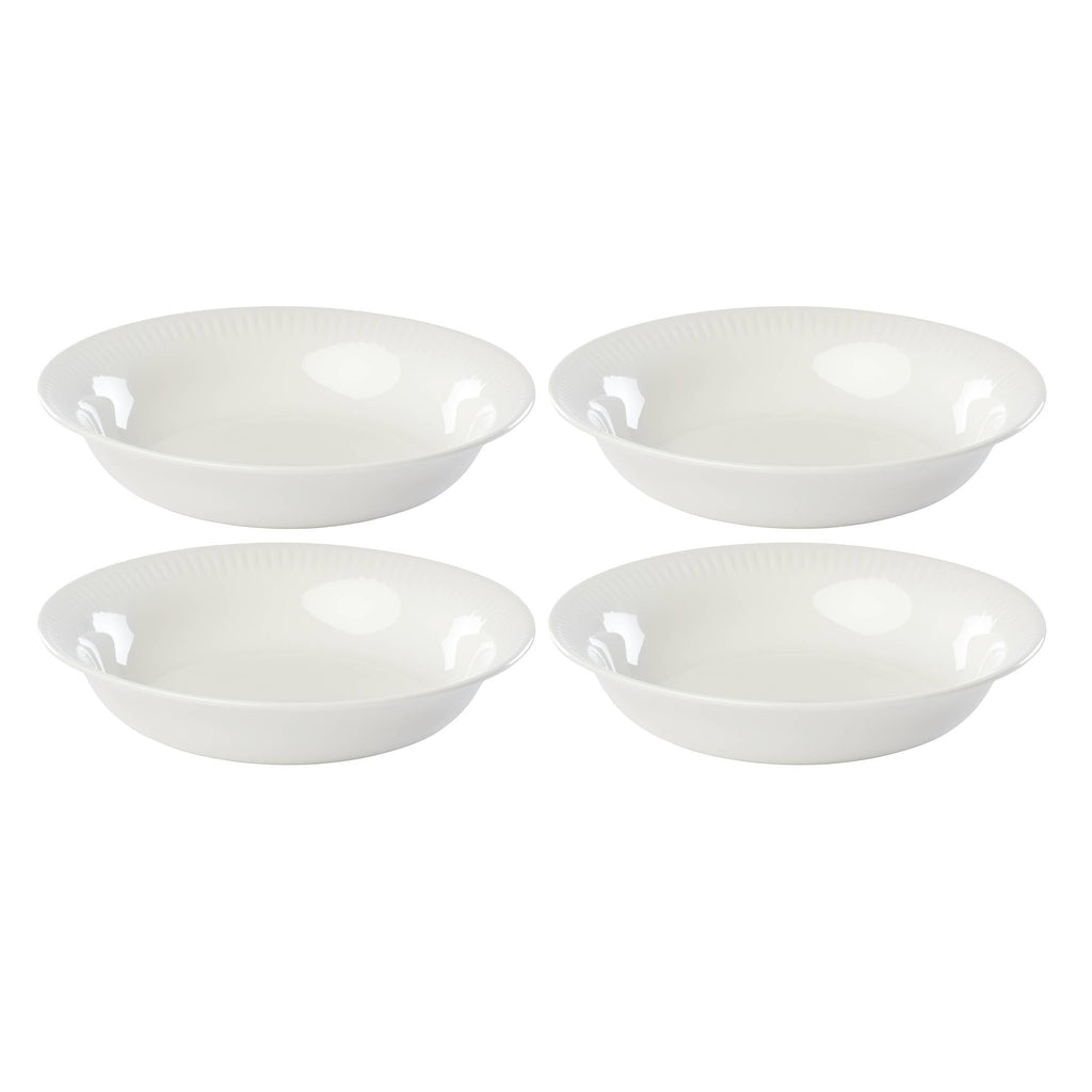 Profile Dinner/Pasta Bowl White Set of 4