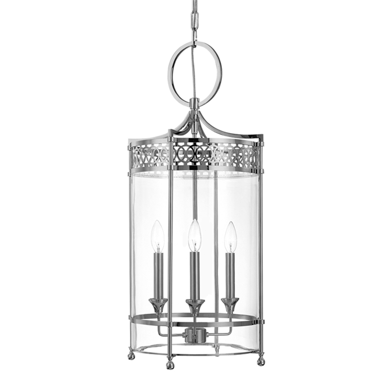 Amelia Pendant 25" - Polished Nickel