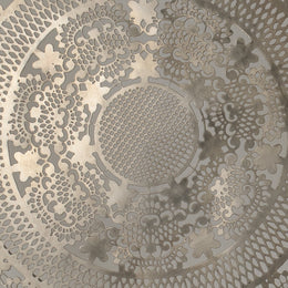 Ophelia Lace Wall Art-Antique Silver