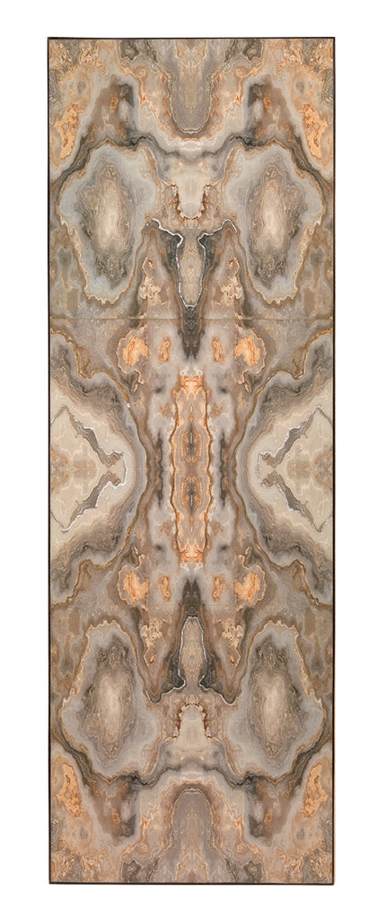 Rorschach Wall Art-Cream and Grey