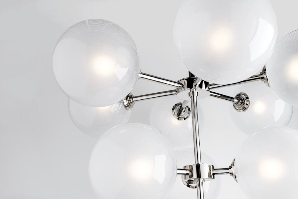 Ashleigh Semi Flush - Polished Nickel