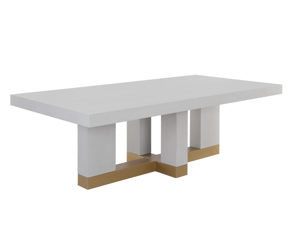 Greco Dining Table - Gauntlet Grey : 94.5"