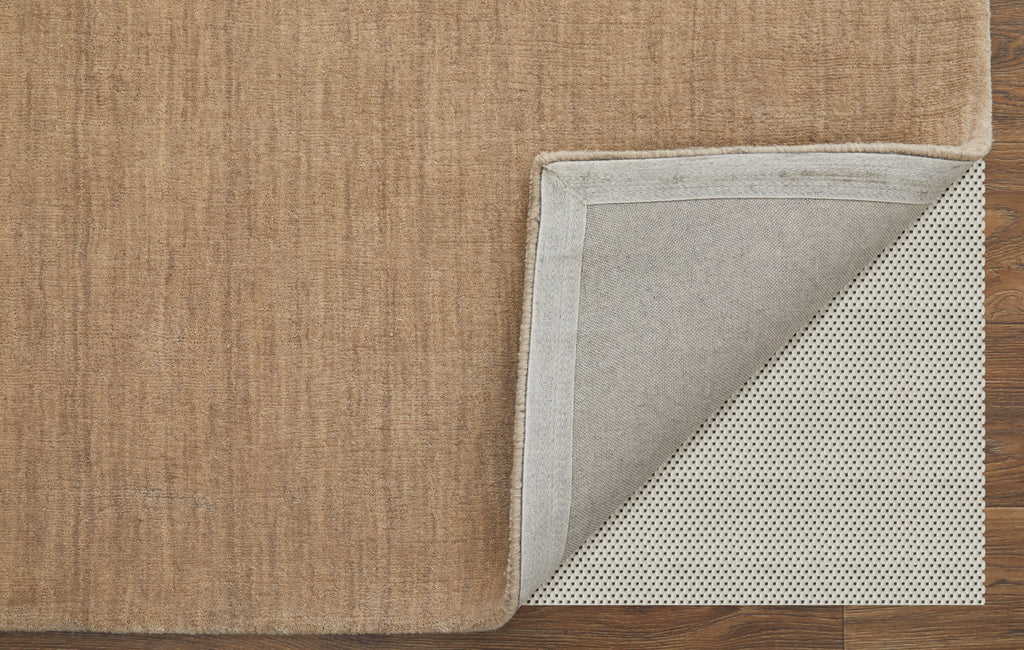 Luna Modern Solid Tan Area Rug (3'6" x 5'6")