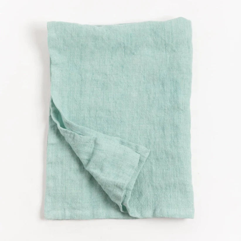 Stone Washed Linen Tea Towel