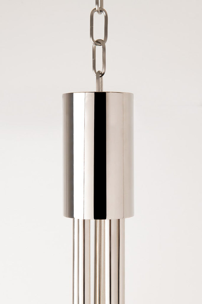 Margot Pendant Extended ,12" - Aged Brass