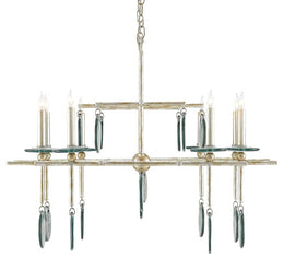 Sethos Silver Rectangular Chandelier