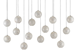 Finhorn Rectangular 15-Light Multi-Drop Pendant