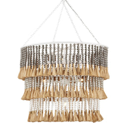 St. Barts Taupe Chandelier