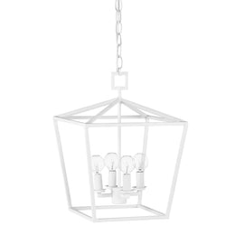 Denison White Small Chandelier