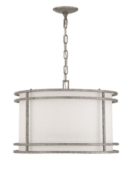 Mila Transitional Shaded Single-Light Drum Pendant