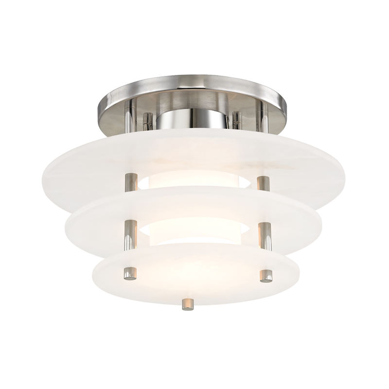 Gatsby Flush Mount 11" - Polished Nickel