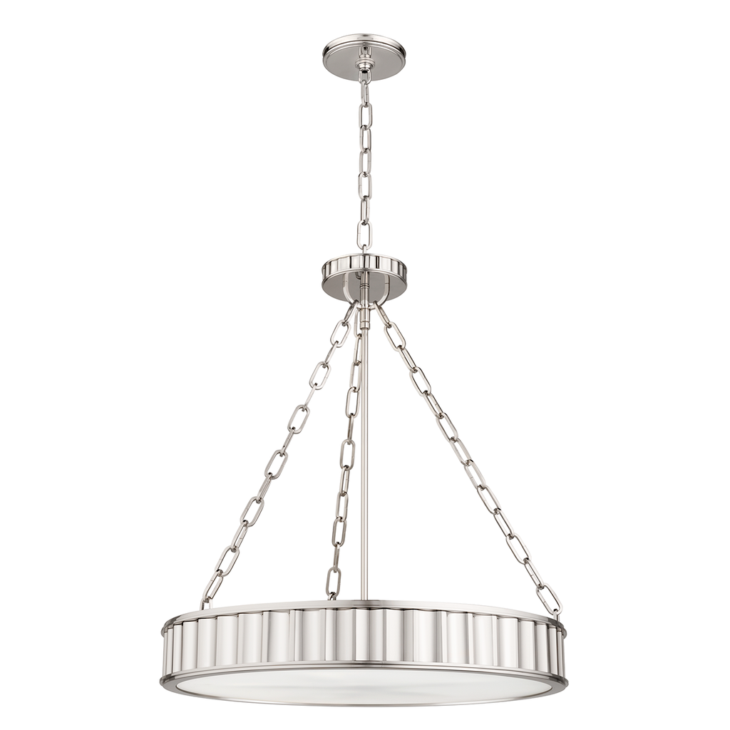 Middlebury Pendant 24" - Polished Nickel