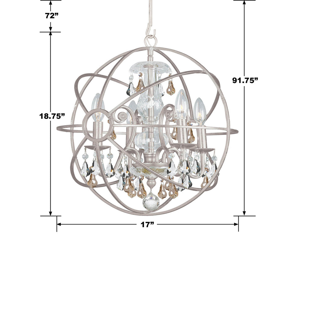 Solaris 4 Light Mini Chandelier