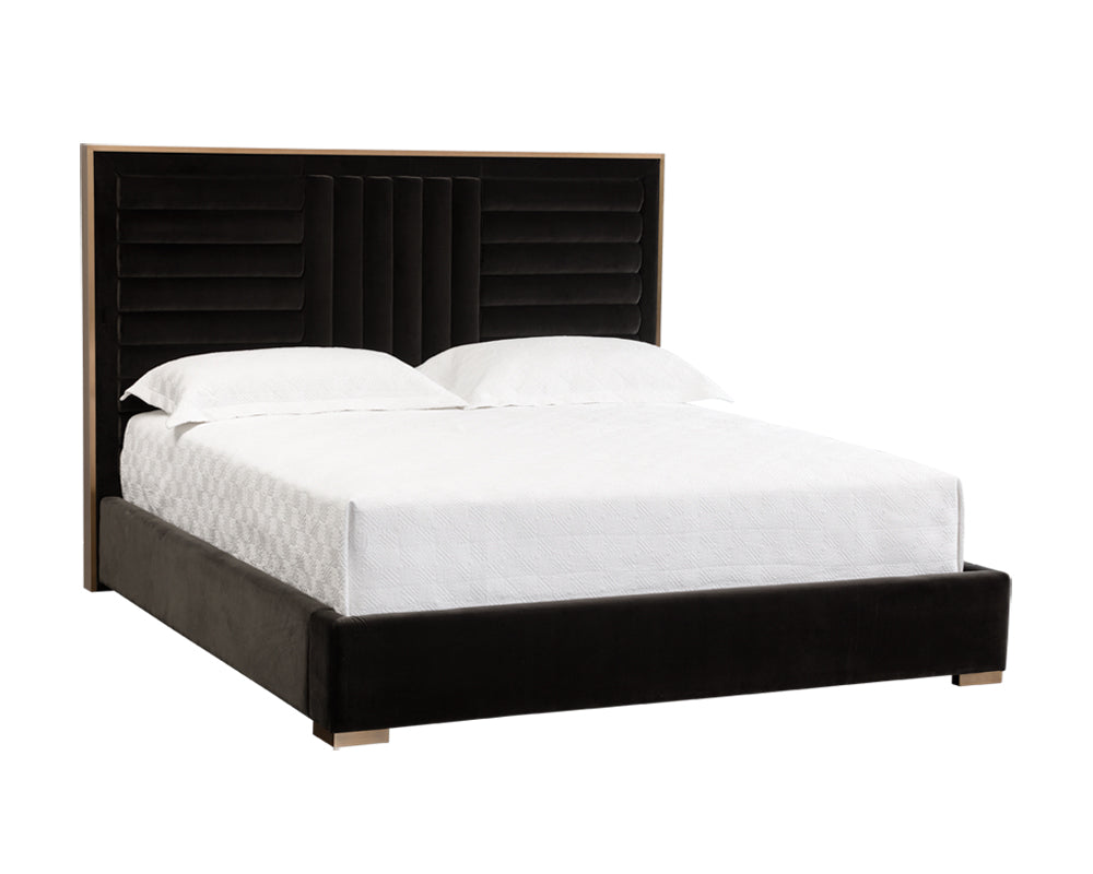 Mabel Bed - Queen - Abbington Charred Brown