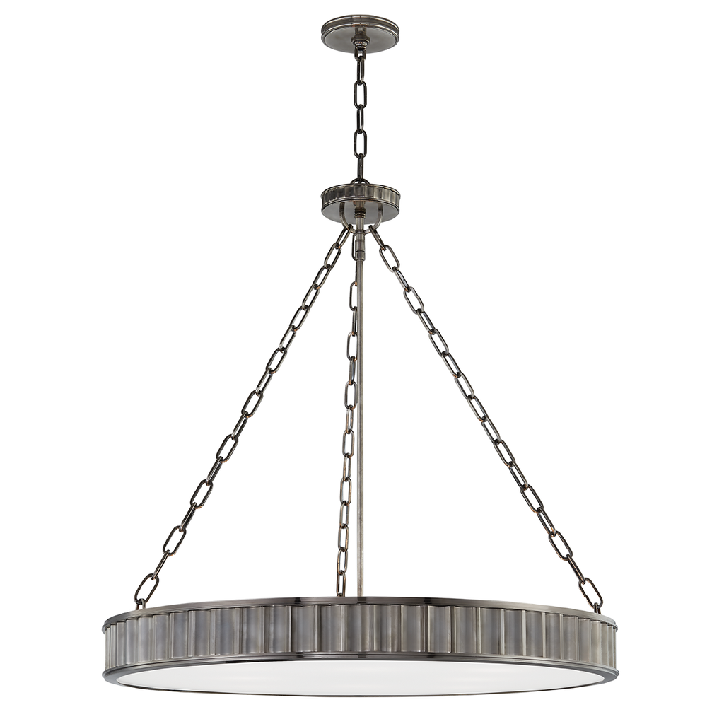 Middlebury Chandelier - Historic Nickel