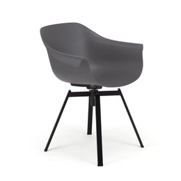 Helia Swivel Armchair - Grey